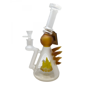 10" Cheech Crystal Takeover Rig Water Pipe With Dab Pad - [CHE-249]